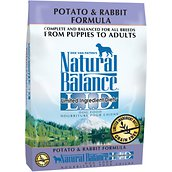 Natural Balance L.I.D. Limited Ingredient Diets® Potato & Rabbit Dry Dog Formula