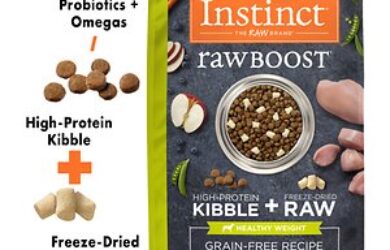 Instinct by Nature's Variety Raw Boost Healthy Weight Grain-Free Chicken Recipe Dry Dog Food